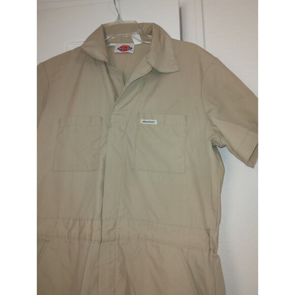 Vtg 90's DICKIES Workwear Straight Woven Overalls Mens Made in Mexico L/40" - Picture 2 of 10